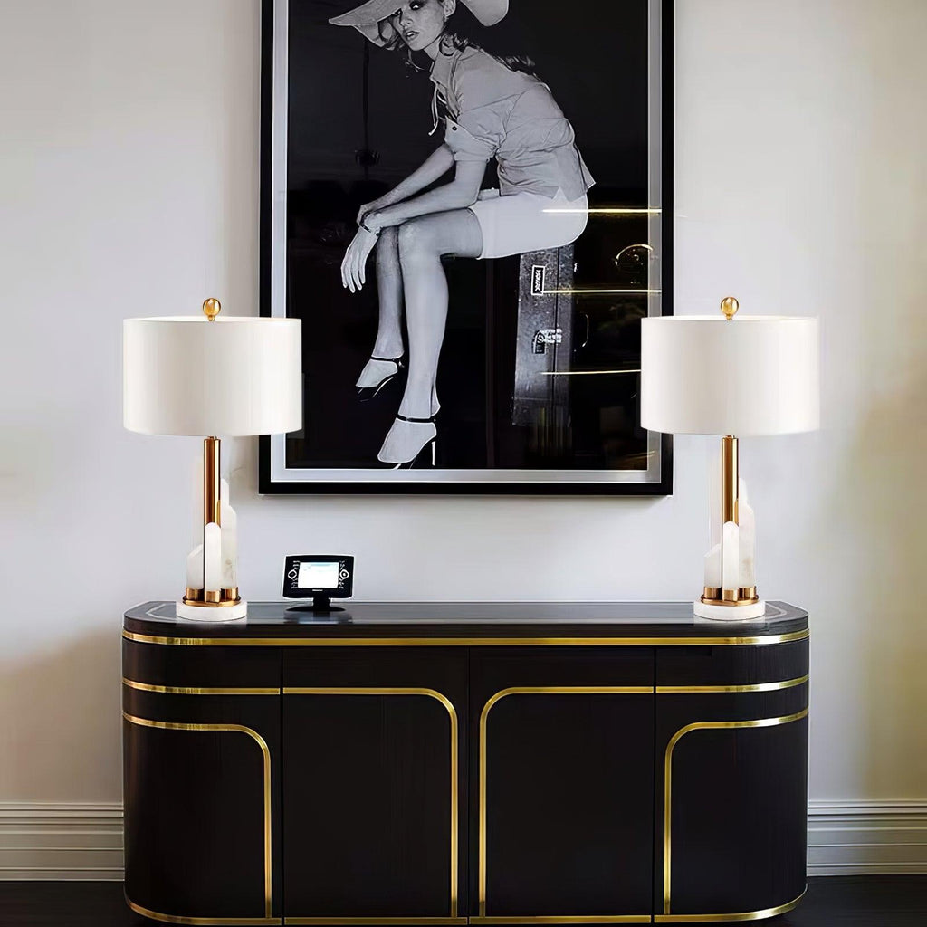 Jorrenford Alabaster Wall Light-Moonnatur