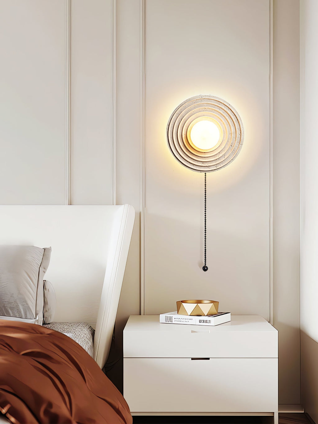 Emrenorie Travertine Wall Light-Moonnatur