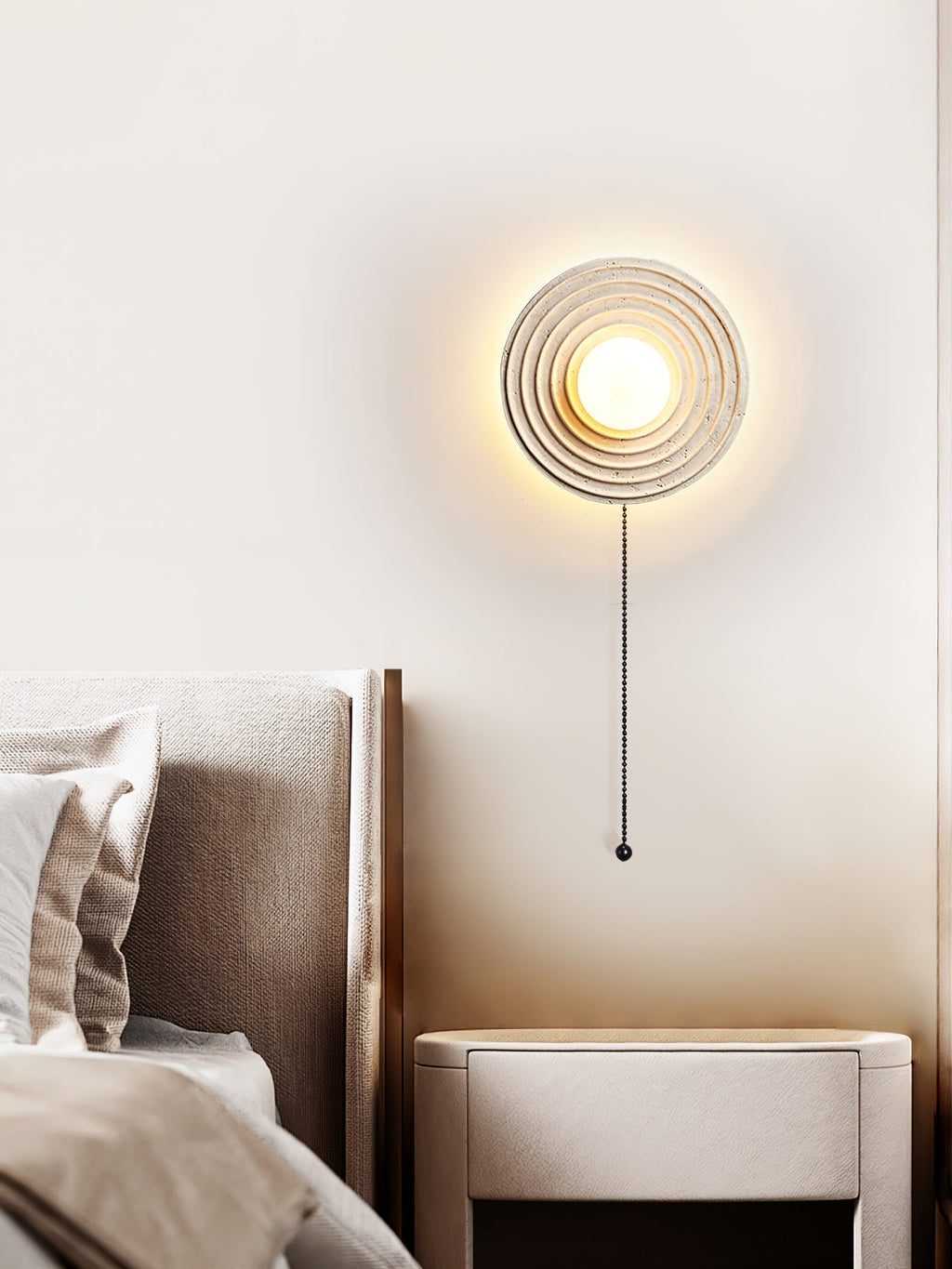 Emrenorie Travertine Wall Light-Moonnatur