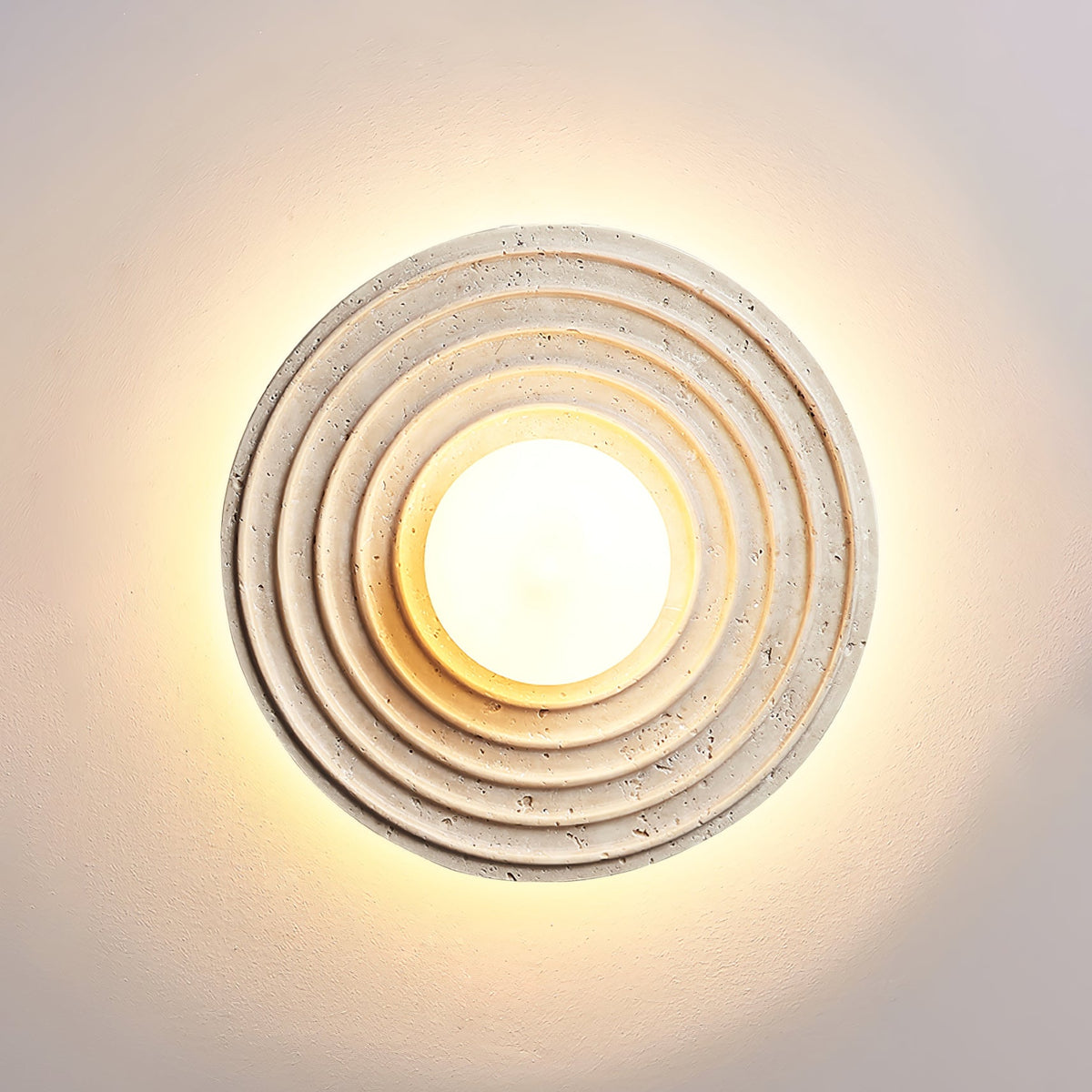 Emrenorie Travertine Wall Light-Moonnatur