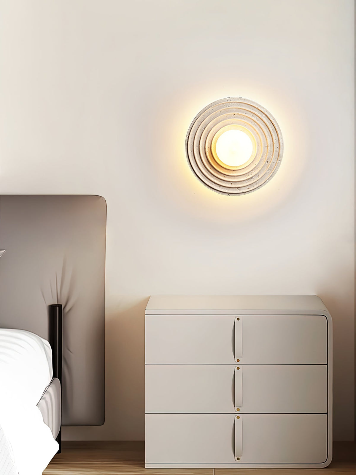 Emrenorie Travertine Wall Light-Moonnatur