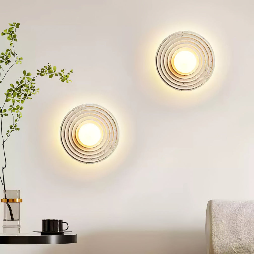 Emrenorie Travertine Wall Light-Moonnatur
