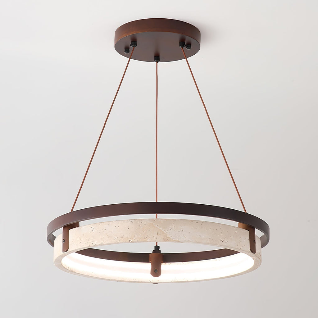 Sardenenelle Travertine Pendant Light-Moonnatur