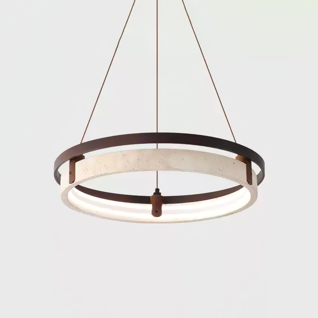 Sardenenelle Travertine Pendant Light-Moonnatur