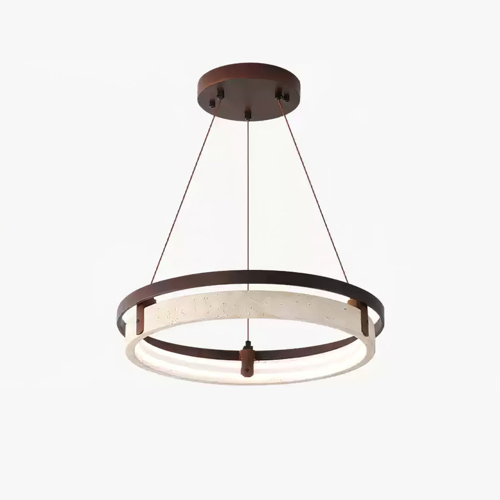 Sardenenelle Travertine Pendant Light-Moonnatur