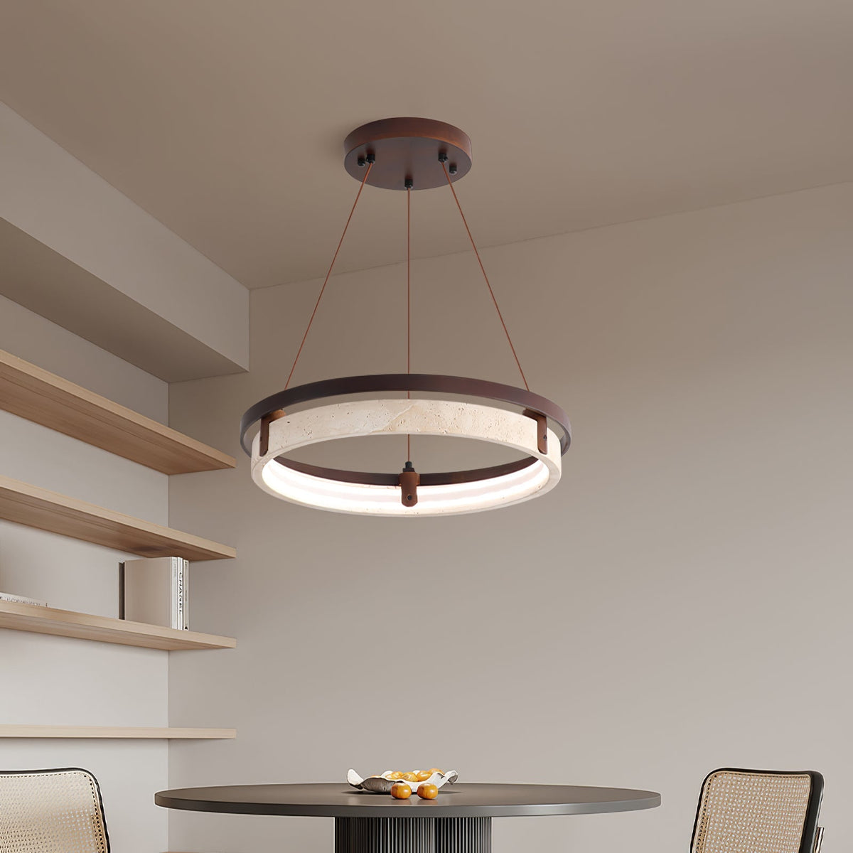 Sardenenelle Travertine Pendant Light-Moonnatur