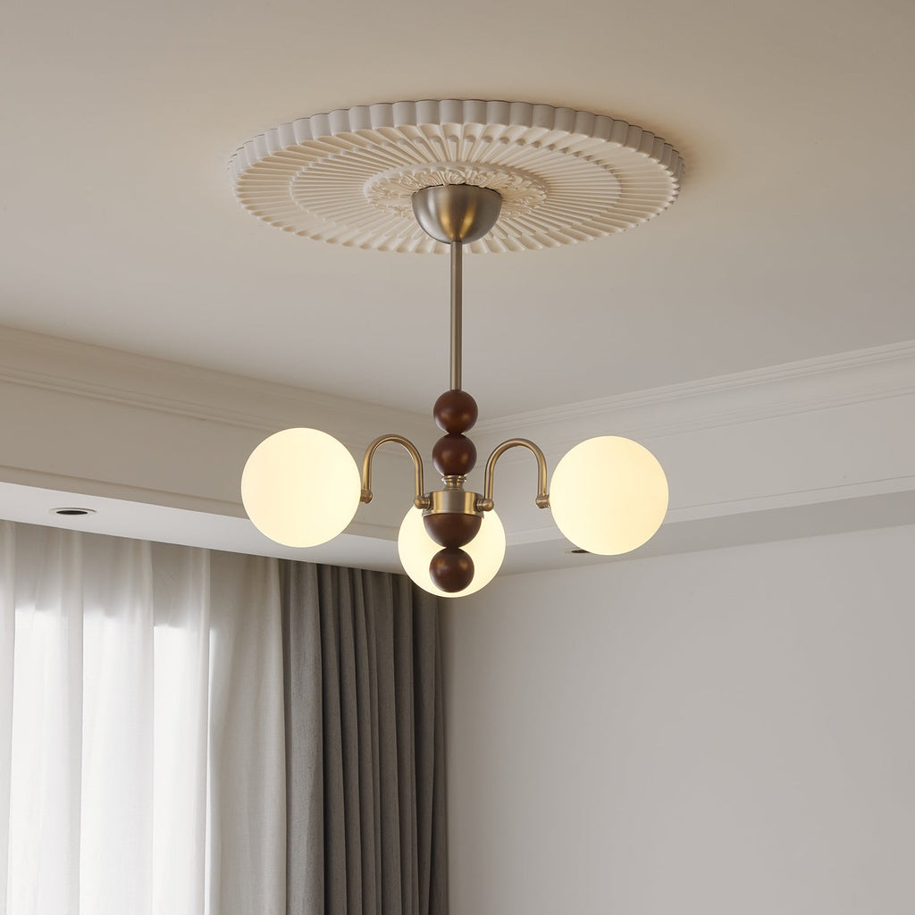 Doranelle Glass Chandelier-Moonnatur
