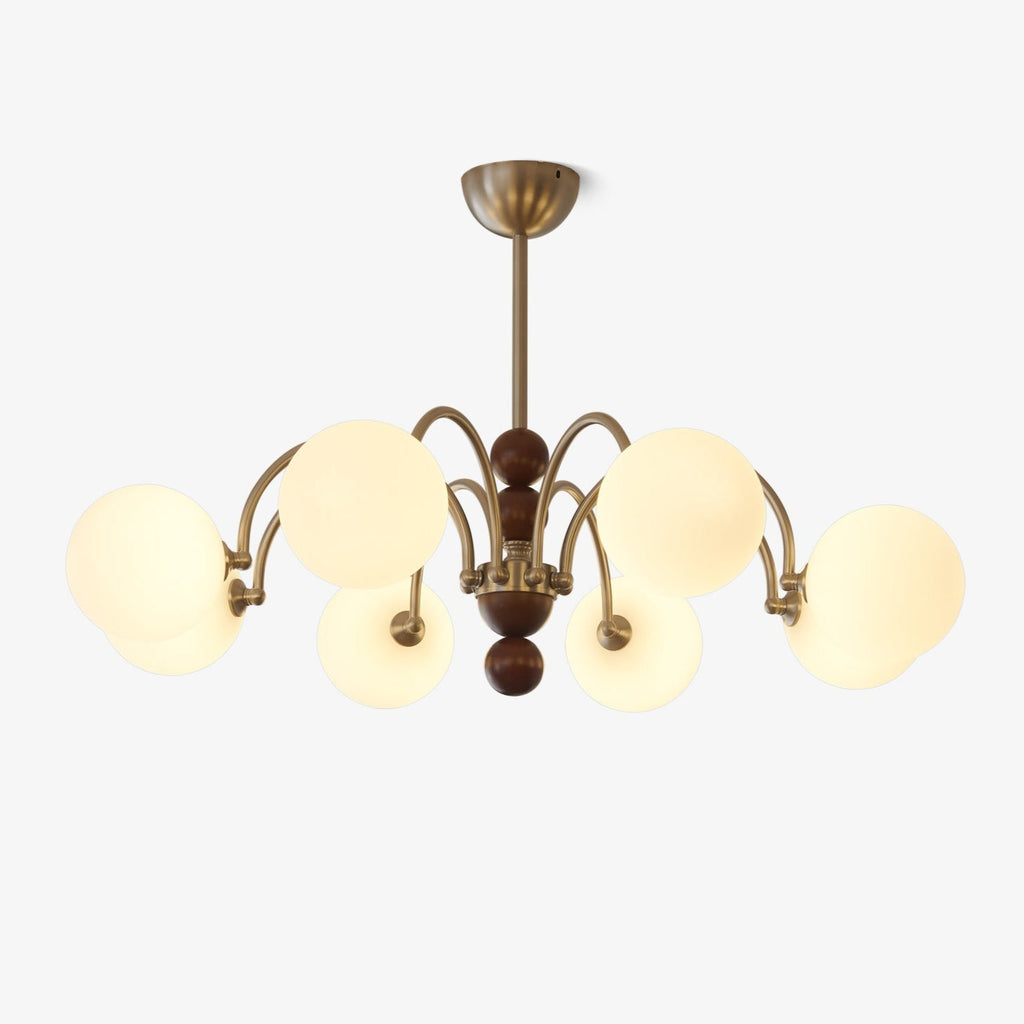 Doranelle Glass Chandelier-Moonnatur