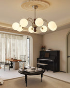 Doranelle Glass Chandelier-Moonnatur