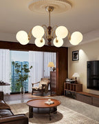 Doranelle Glass Chandelier-Moonnatur