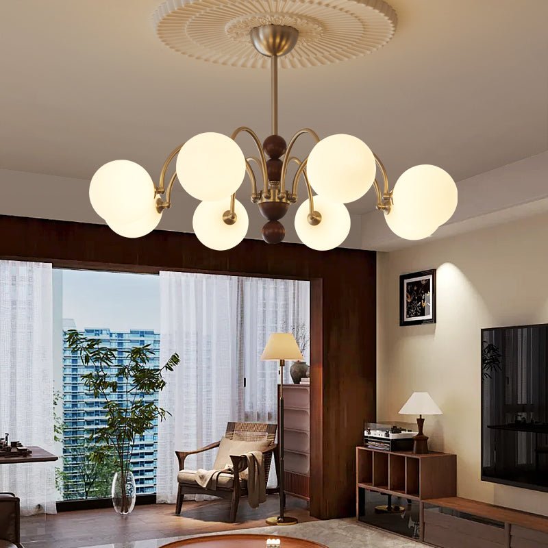 Doranelle Glass Chandelier-Moonnatur
