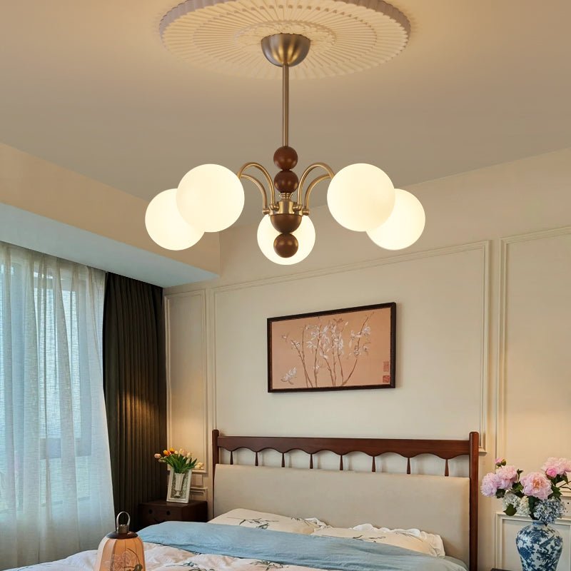 Doranelle Glass Chandelier-Moonnatur