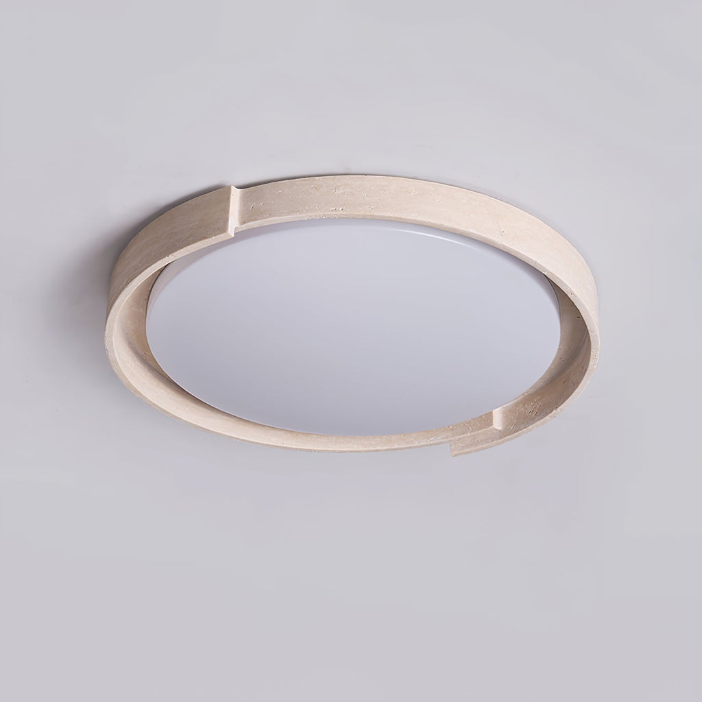 Osenaria Travertine Ceiling Light-Moonnatur