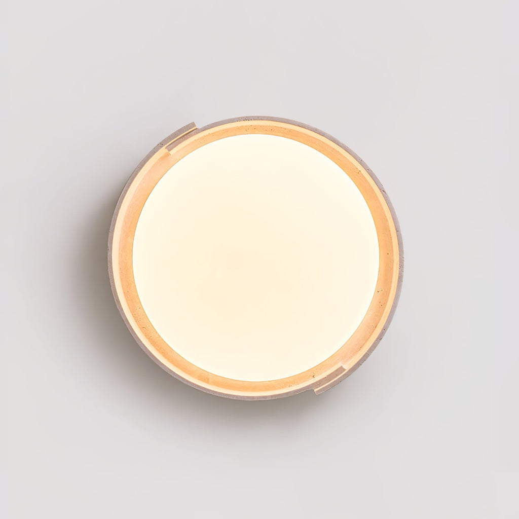 Osenaria Travertine Ceiling Light-Moonnatur