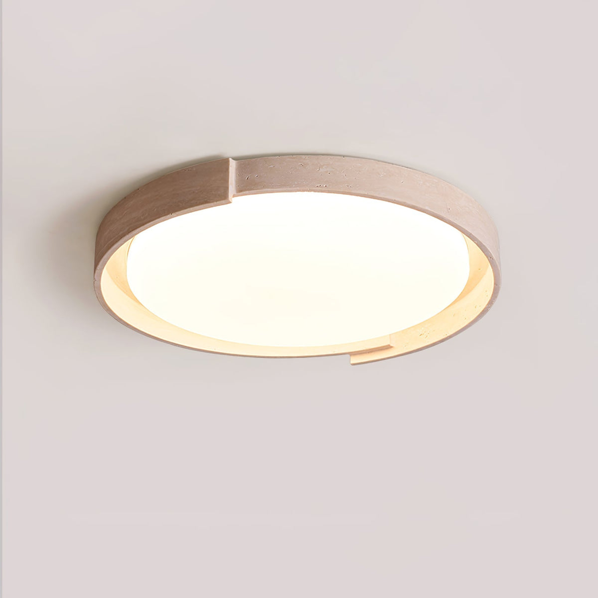 Osenaria Travertine Ceiling Light-Moonnatur
