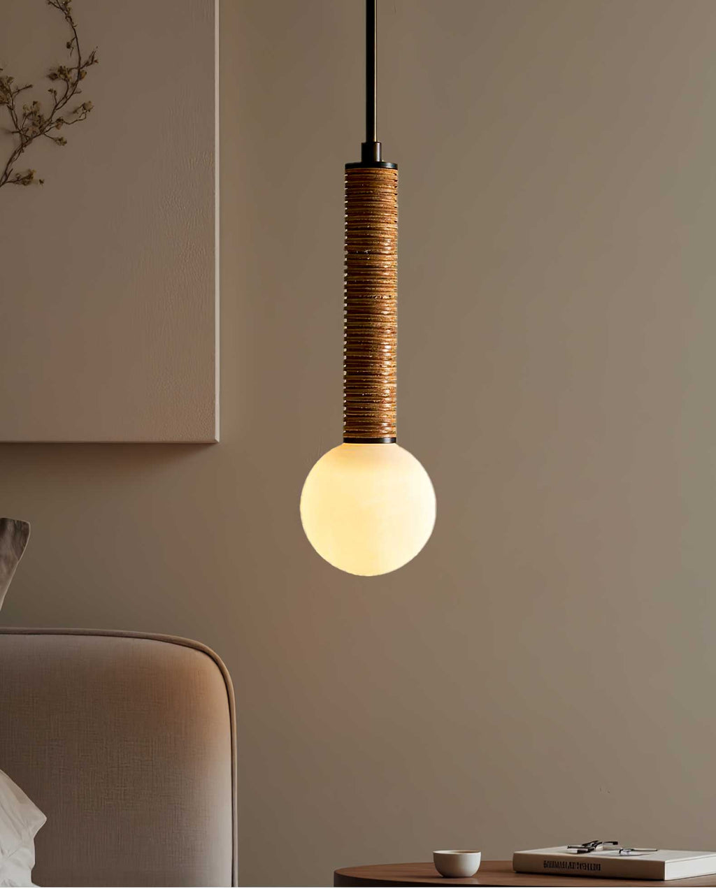 Hadrenelis Glass Pendant Light-Moonnatur