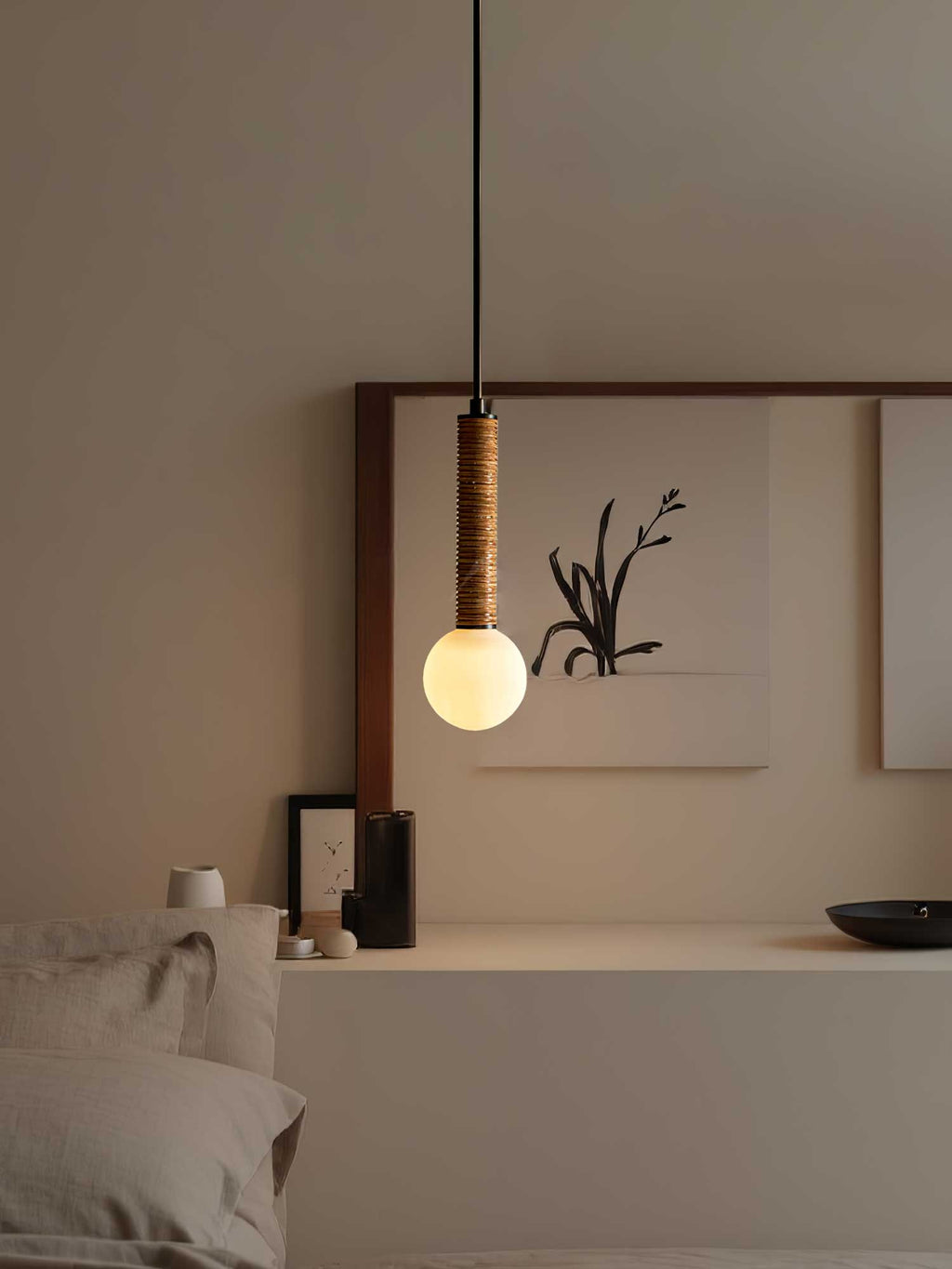 Hadrenelis Glass Pendant Light-Moonnatur