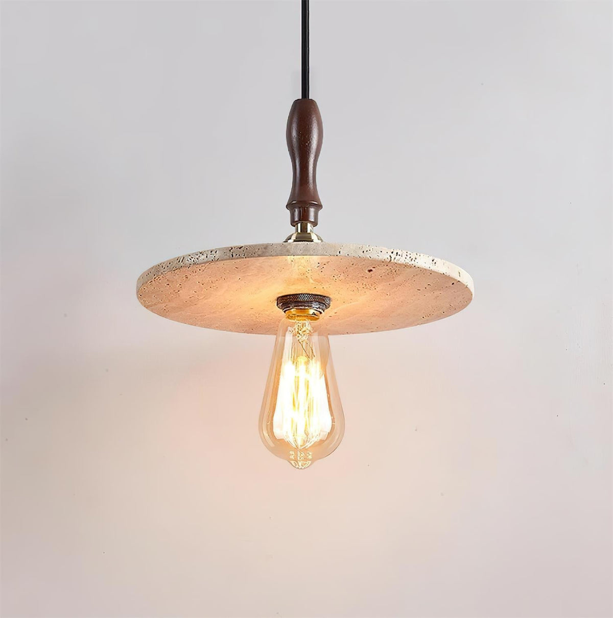 Valdenwick Travertine Pendant Light-Moonnatur
