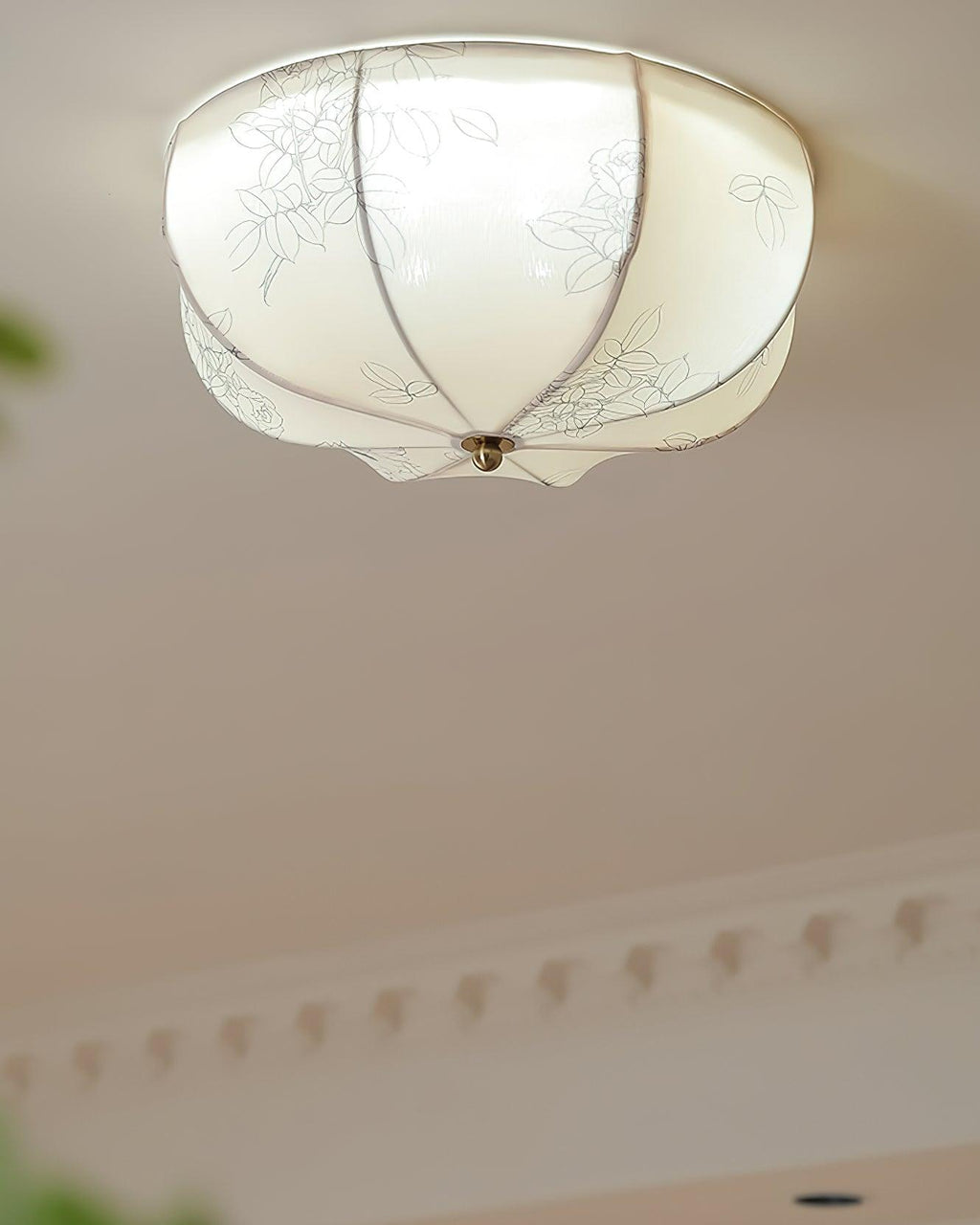 Zarenenna Fabric Ceiling Light-Moonnatur