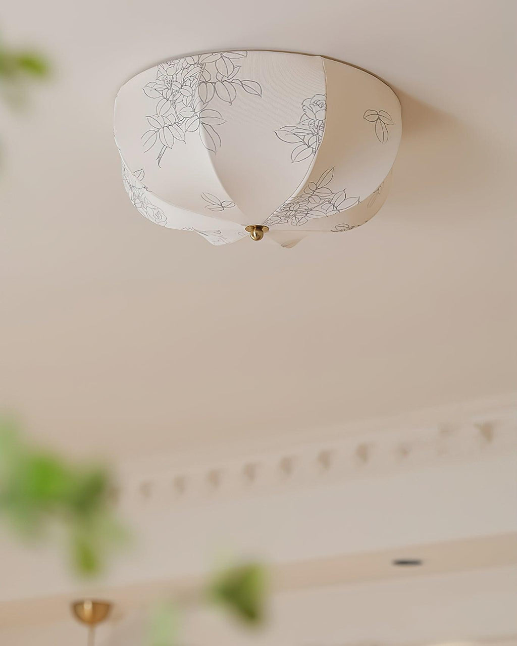 Zarenenna Fabric Ceiling Light-Moonnatur
