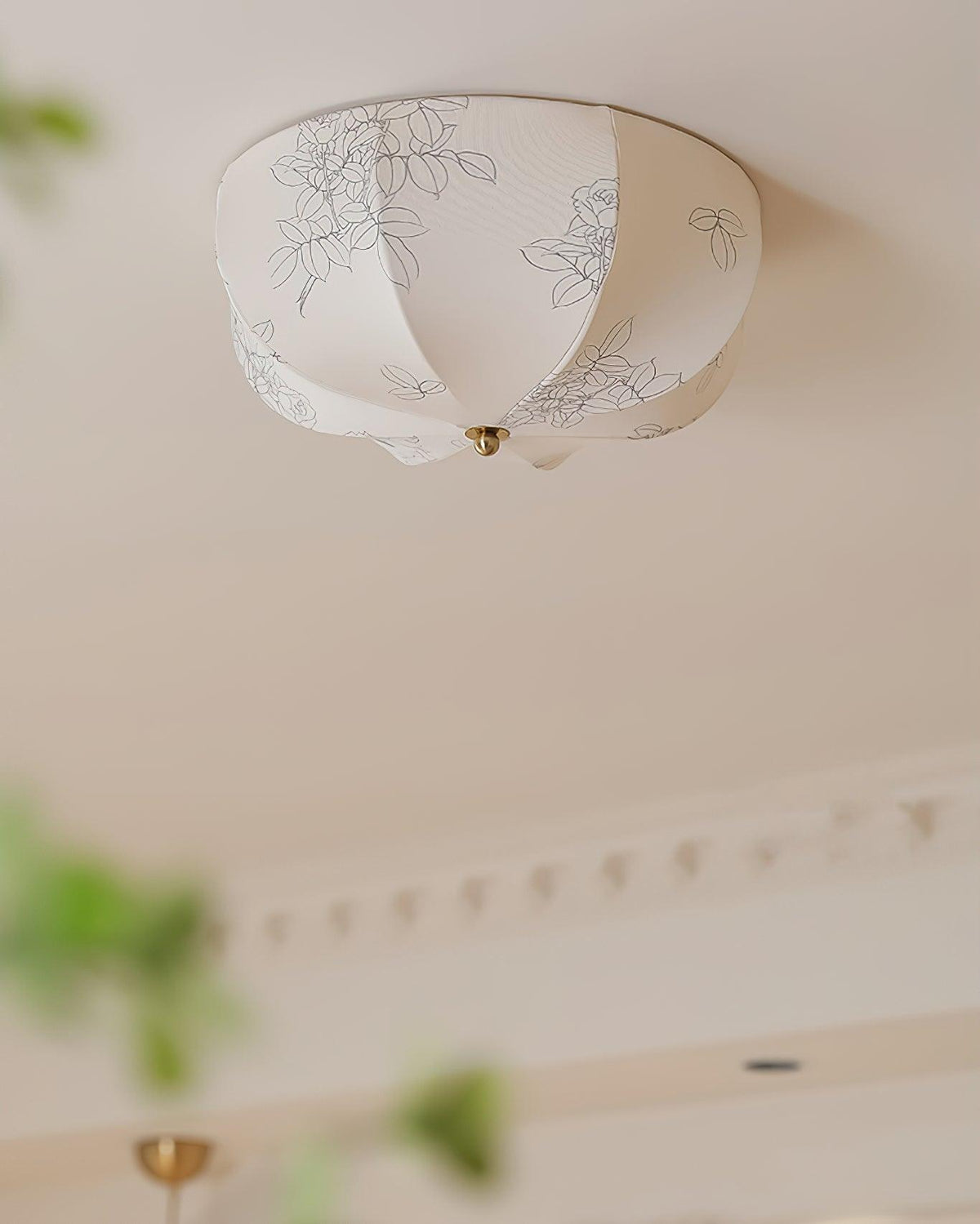 Zarenenna Fabric Ceiling Light-Moonnatur