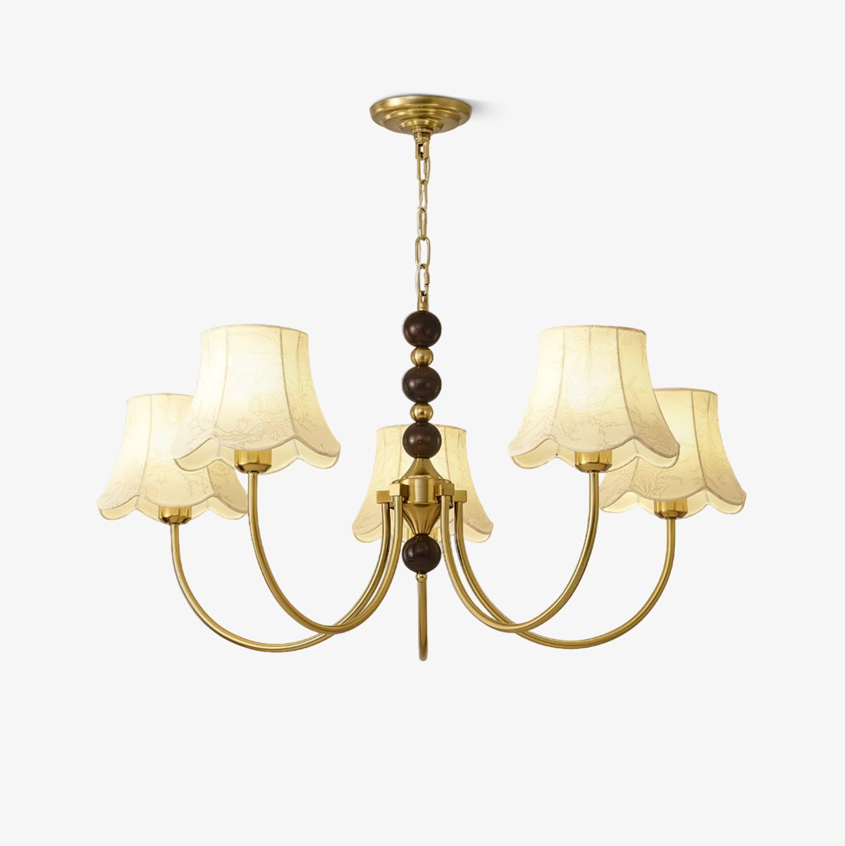 Junis Fabric Chandelier-Moonnatur