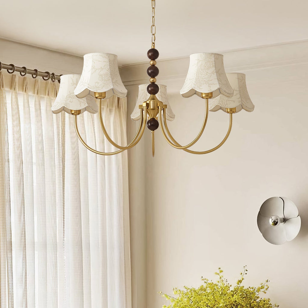 Junis Fabric Chandelier-Moonnatur