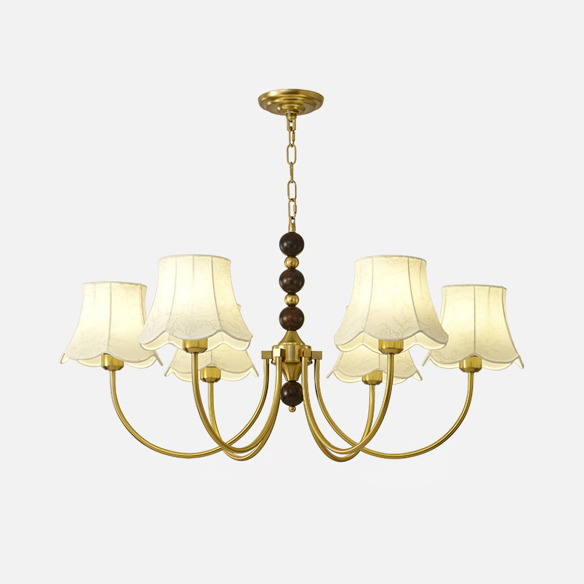 Junis Fabric Chandelier-Moonnatur