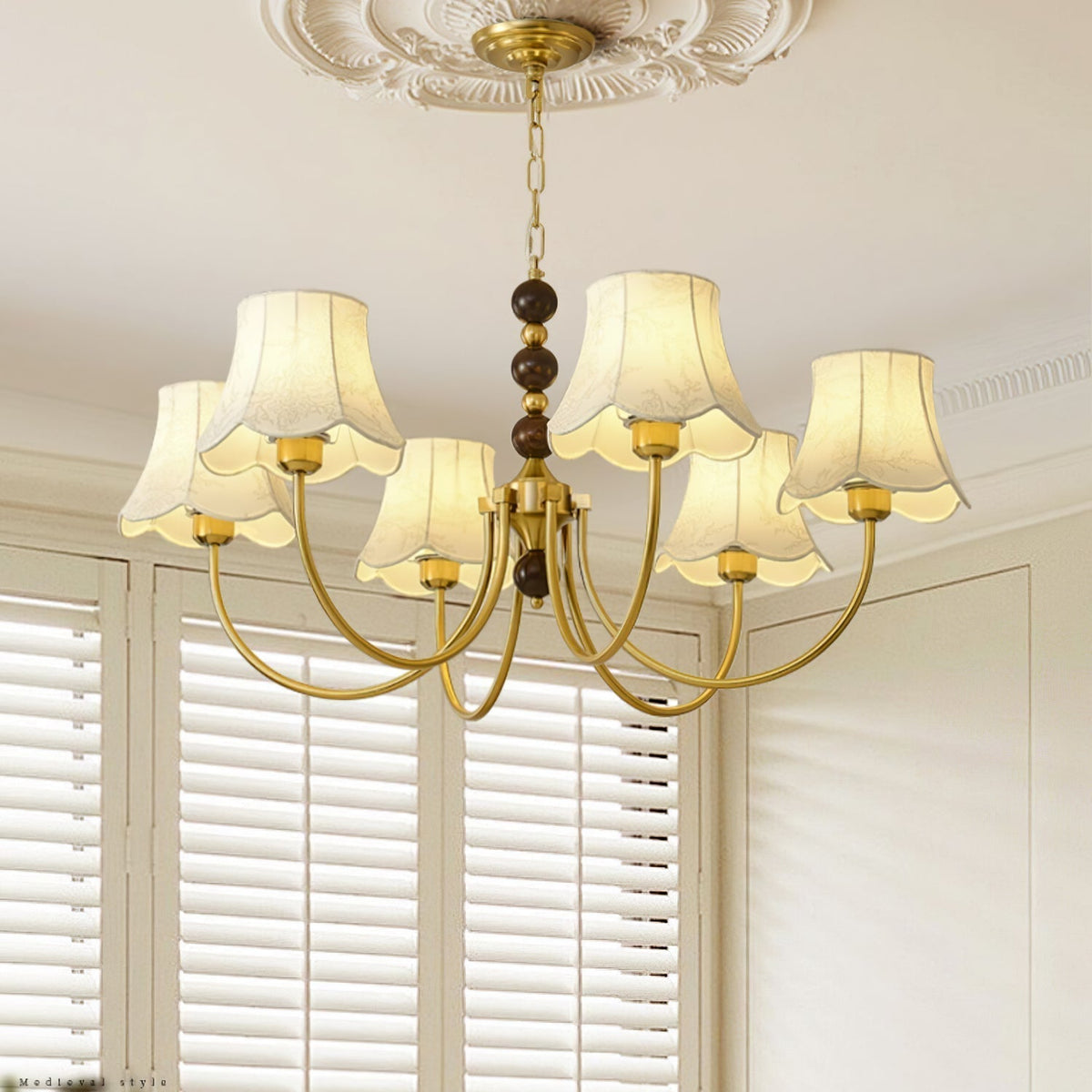 Junis Fabric Chandelier-Moonnatur