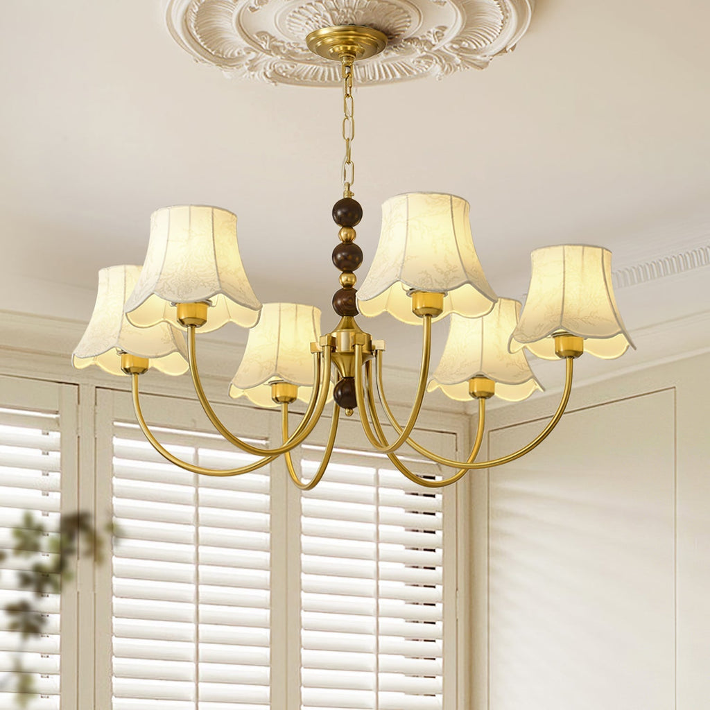 Junis Fabric Chandelier-Moonnatur