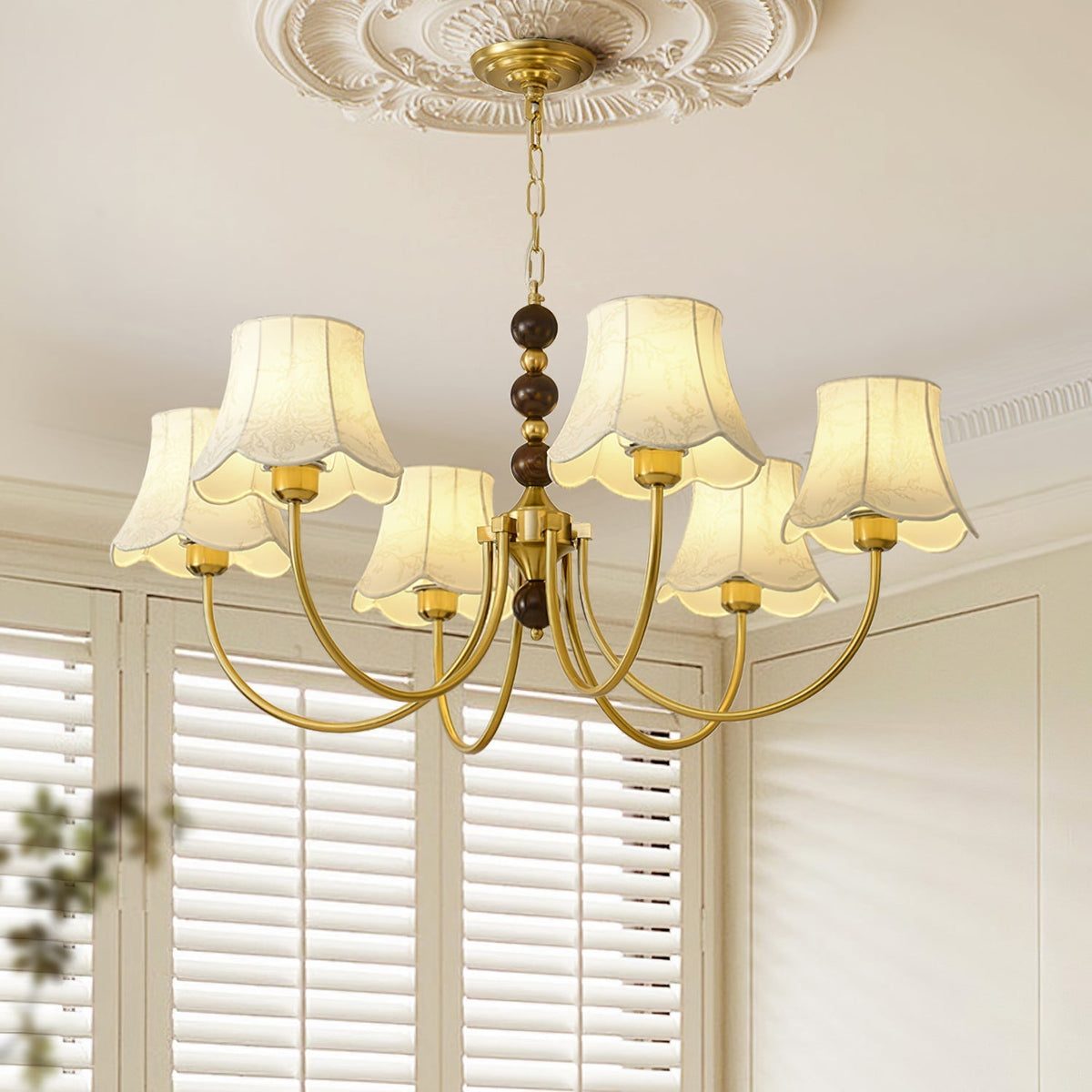 Junis Fabric Chandelier-Moonnatur