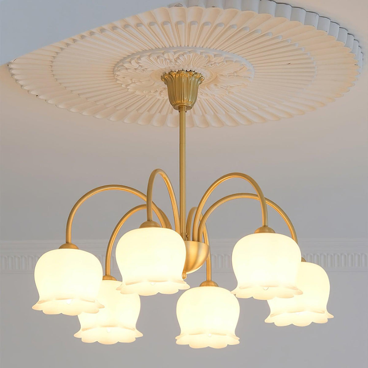 Wyralia Glass Chandelier-Moonnatur