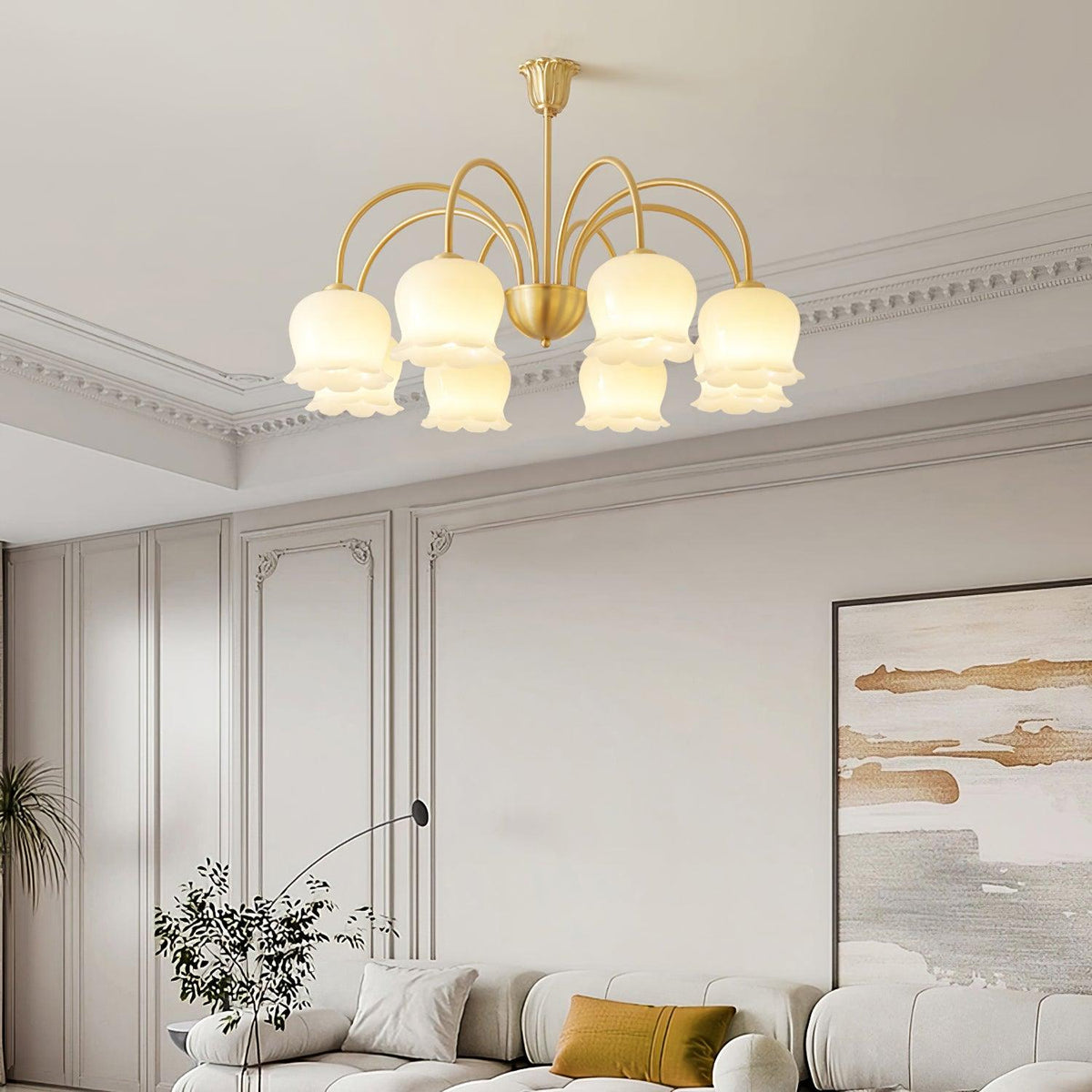 Wyralia Glass Chandelier-Moonnatur