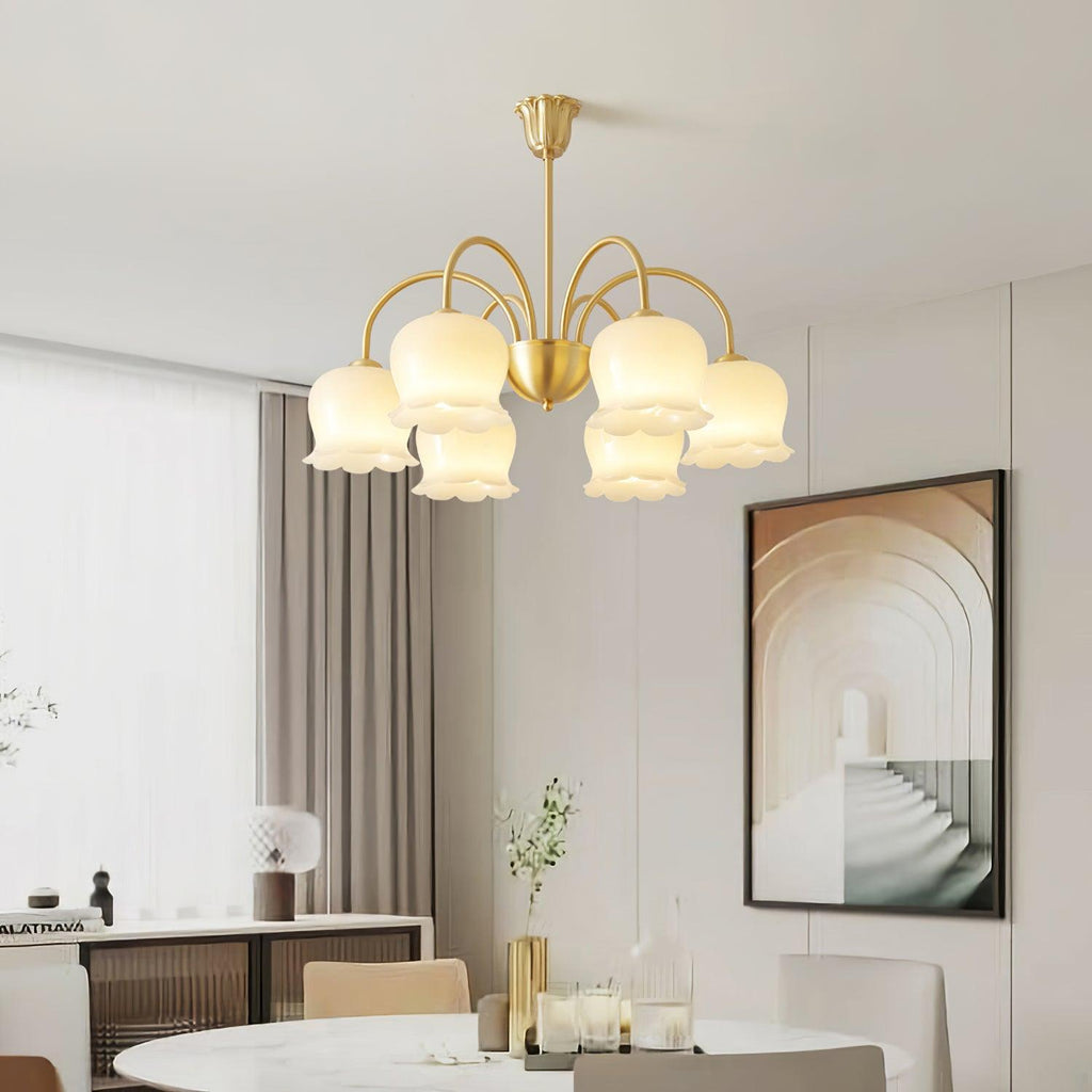 Wyralia Glass Chandelier-Moonnatur