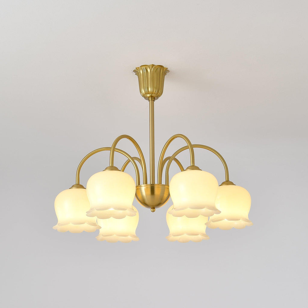 Wyralia Glass Chandelier-Moonnatur
