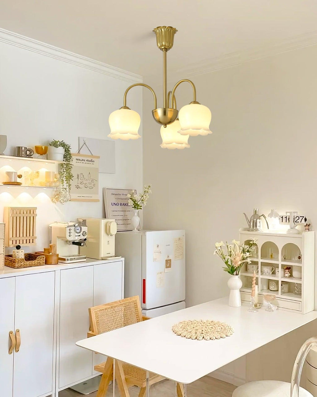 Wyralia Glass Chandelier-Moonnatur
