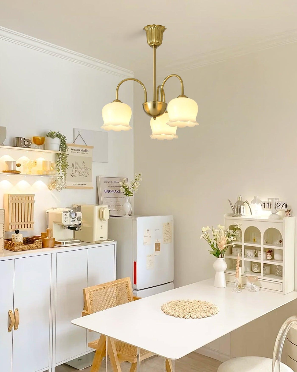 Wyralia Glass Chandelier-Moonnatur