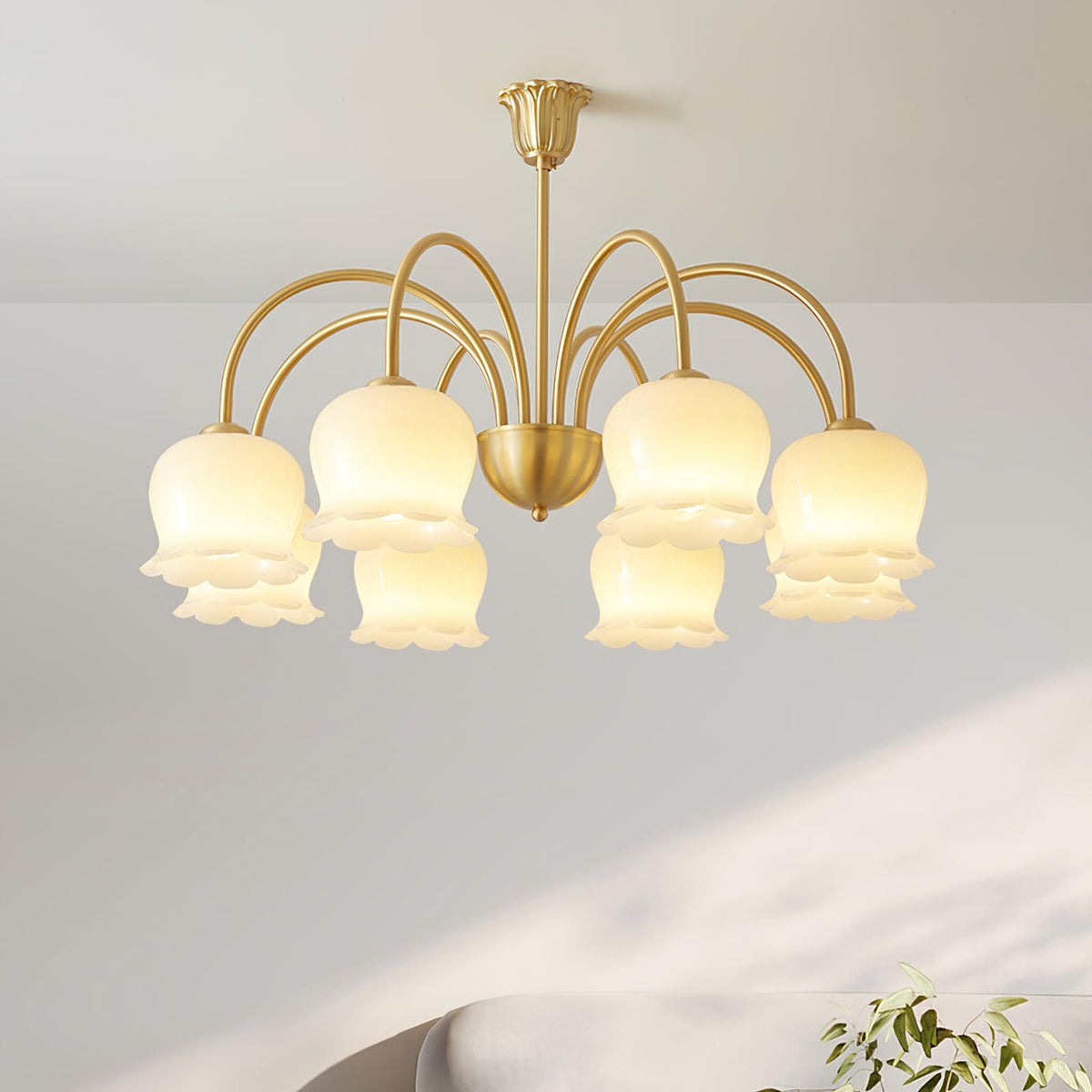 Wyralia Glass Chandelier-Moonnatur