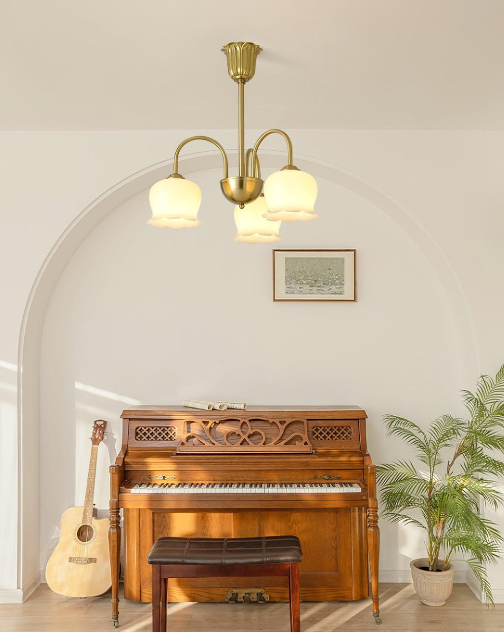 Wyralia Glass Chandelier-Moonnatur