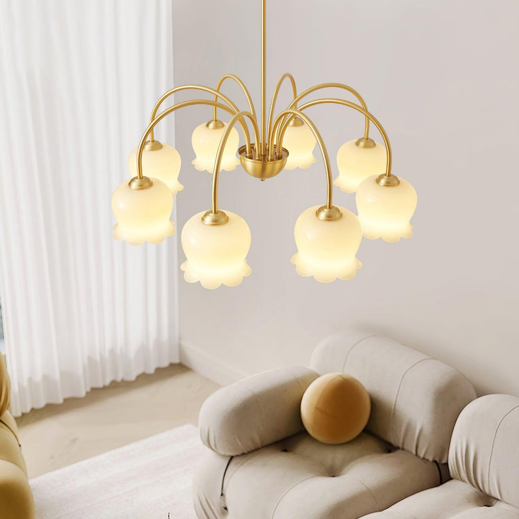 Wyralia Glass Chandelier-Moonnatur