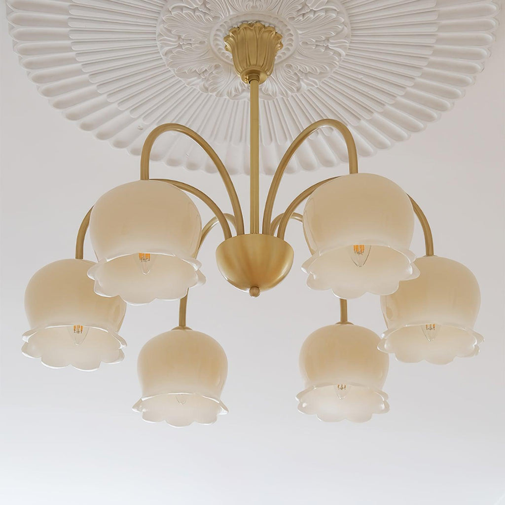 Wyralia Glass Chandelier-Moonnatur