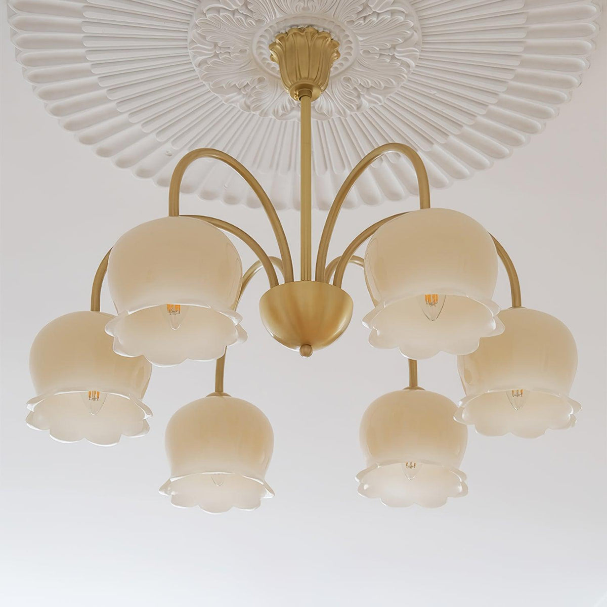 Wyralia Glass Chandelier-Moonnatur