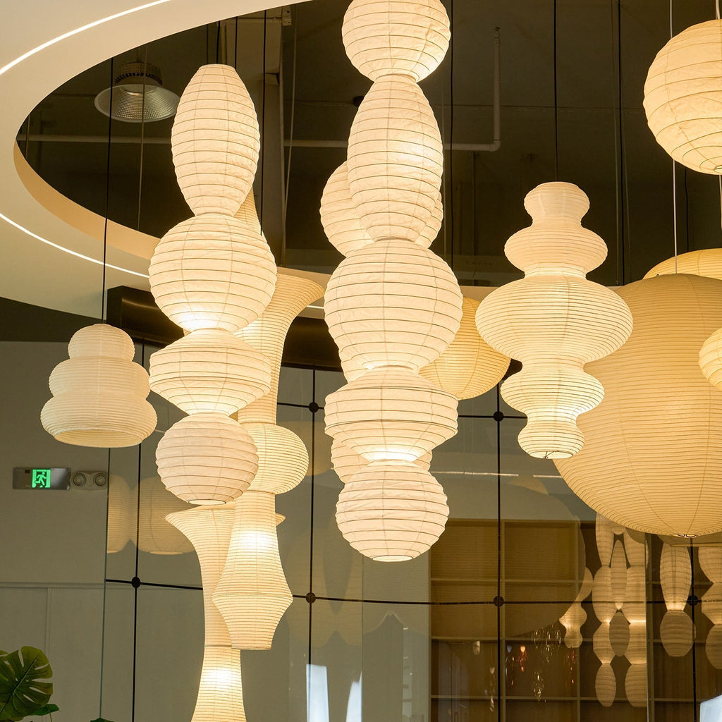 Yardenora Paper Pendant Light-Moonnatur