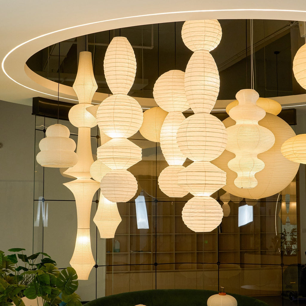 Yardenora Paper Pendant Light-Moonnatur