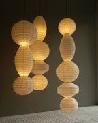 Yardenora Paper Pendant Light-Moonnatur