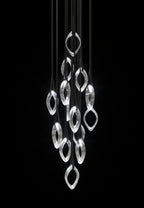 Tirelle Glass Chandelier-Moonnatur