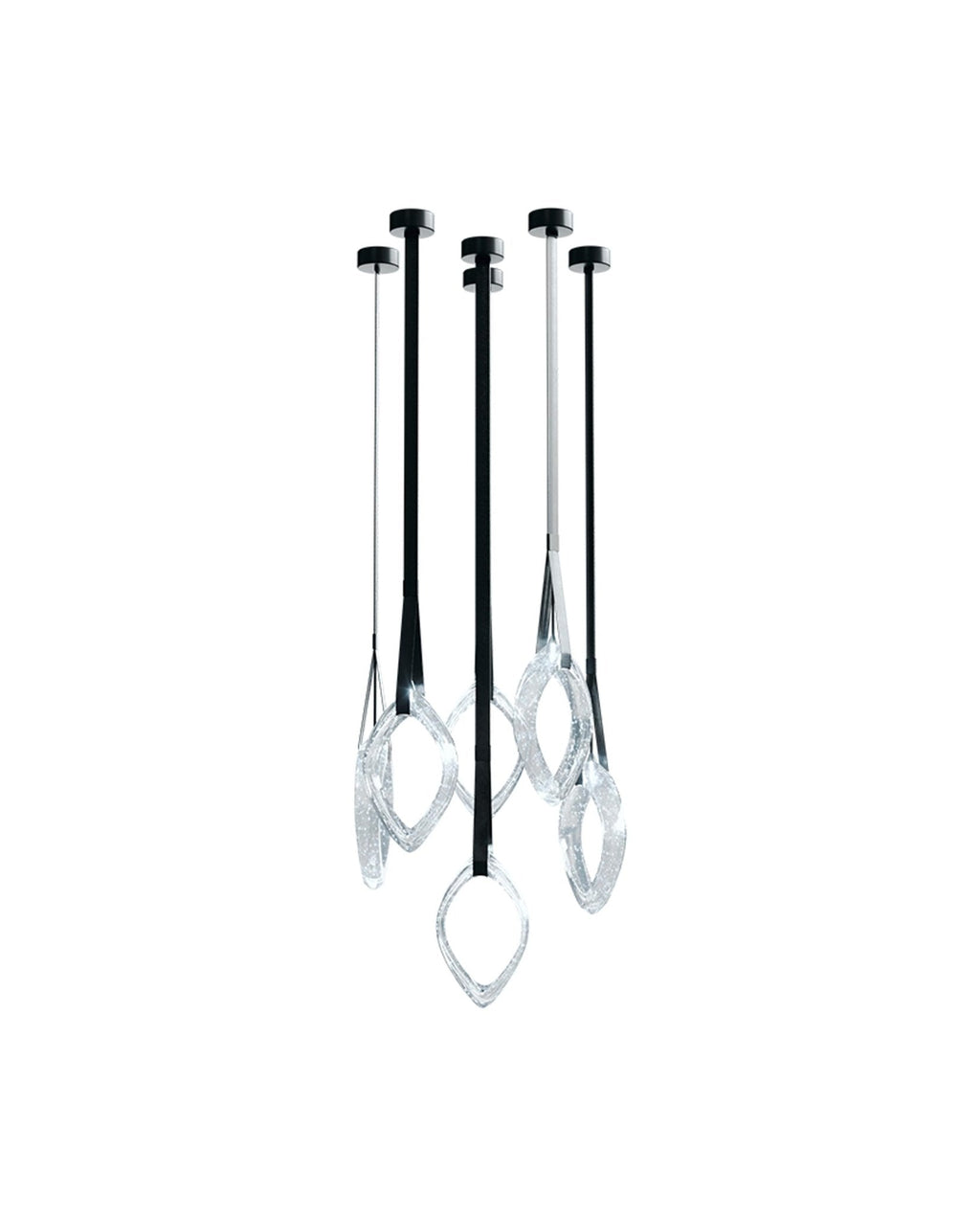 Tirelle Glass Chandelier-Moonnatur