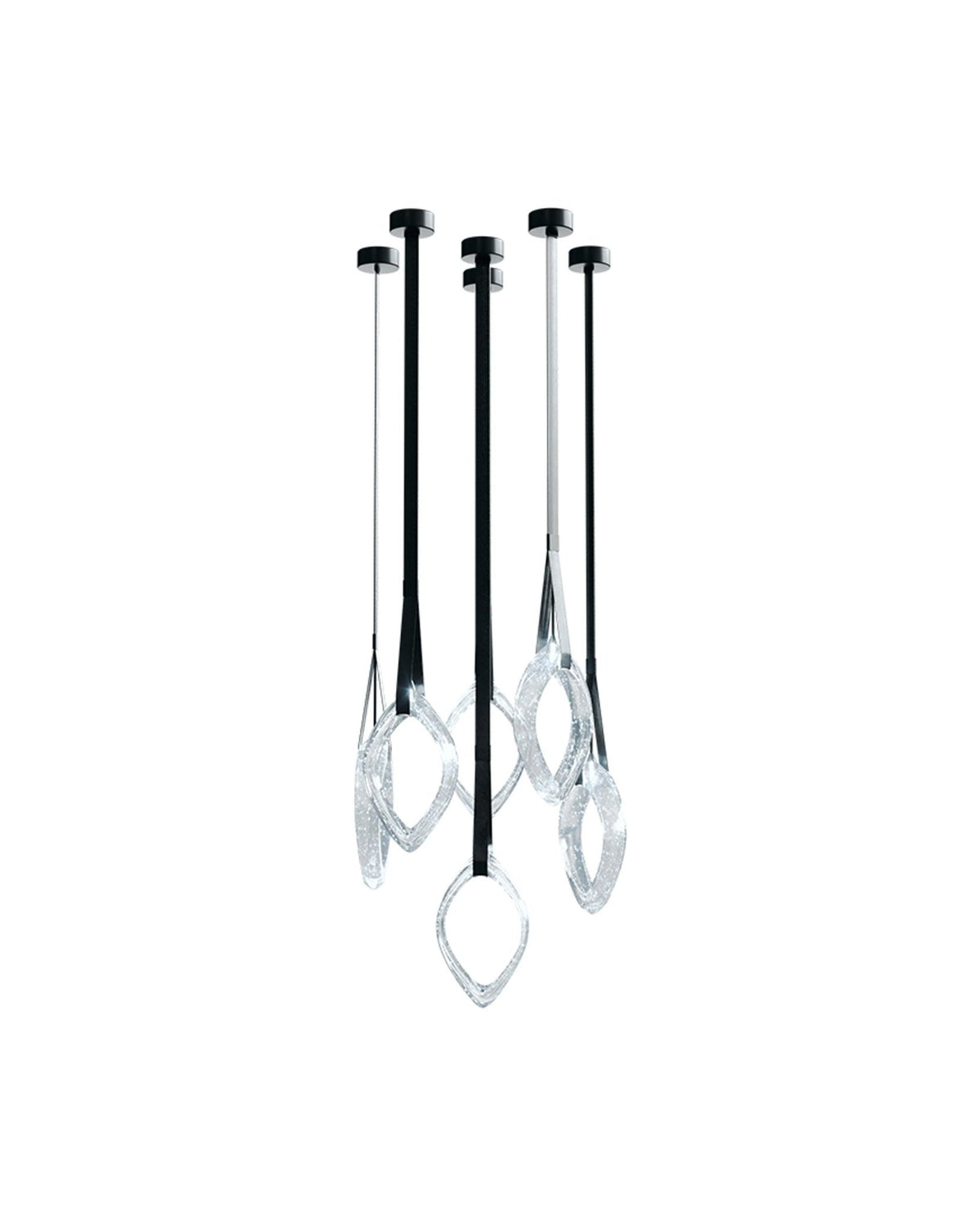 Tirelle Glass Chandelier-Moonnatur