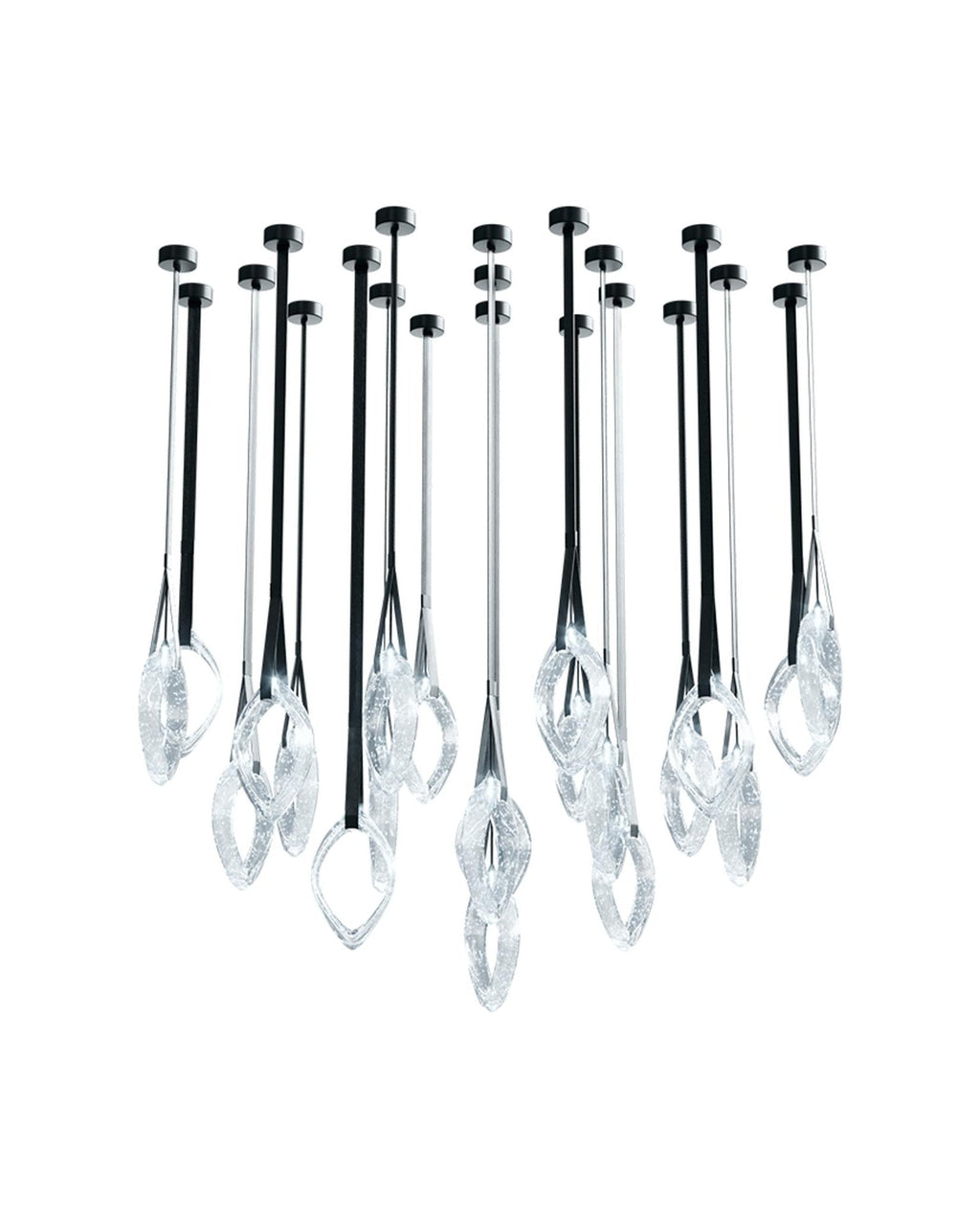 Tirelle Glass Chandelier-Moonnatur