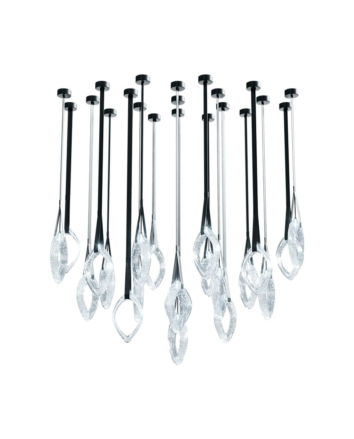 Tirelle Glass Chandelier-Moonnatur